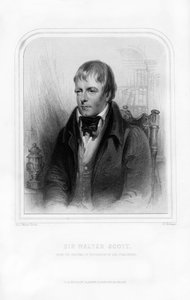 Sir Walter Scott, 1. Baronet, skotsk historisk romanforfatter og digter, 1870. af John Watson Gordon