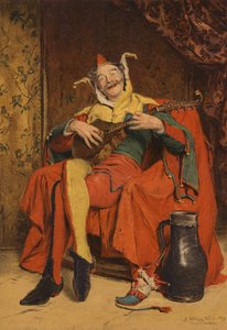En improvisator (chromolitho)