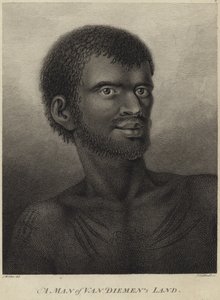 En mand fra Van Diemens Land af John Webber
