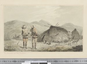 F.31 Tschuktschi og deres boliger, ca. 1773-84 (akvarel) af John Webber
