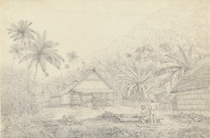 Udsigt på øen Krakatoa af John Webber