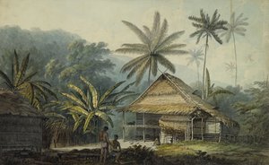 Udsigt på øen Krakatoa, af John Webber