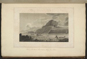 Näkymä Joulusatamaan Kerguelenin saarella, joulukuu 1776 af John Webber