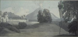 Vesuv, Napoli af John White Abbott