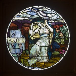 Biddulph Grange, James Powell & Sons, John William Brown (1842-1928), Vand, 1903, Art Nouveau