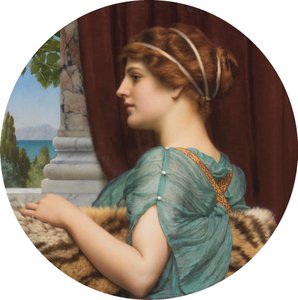 En dame fra Pompeji af John William Godward