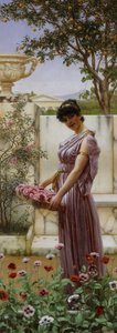 Venus blomster, 1890 af John William Godward