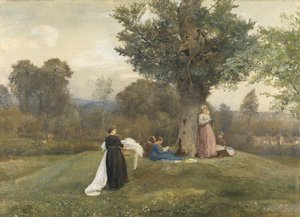 Laundry Day, West Somerset (wc på papir)
