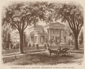 Bopæl for A.N. Skinner, Hillhouse Avenue, New Haven af John William Orr