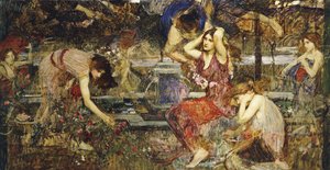 Flora og zephyrerne, af John William Waterhouse