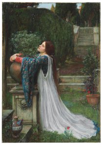 Isabella og gryden med basilikum, 1907 af John William Waterhouse