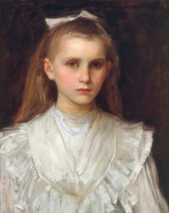 Portræt af en ung pige af John William Waterhouse
