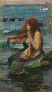 Havfruen, 1892 af John William Waterhouse