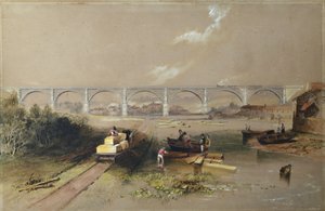 Willington Dean Viaduct af John Wilson (after) Carmichael