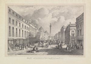 Grey Street, Newcastle af John Wilson Carmichael