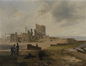 Tynemouth Priory fra øst af John Wilson Carmichael