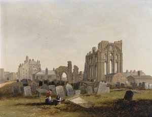 Tynemouth Priory fra øst af John Wilson Carmichael