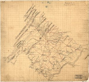 Frederick Co. Va., fra Woods kort. LOC 2002627443 af John Wood