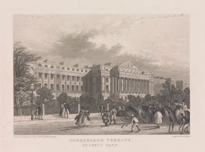 Cumberland Terrace, Regents Park af John Woods