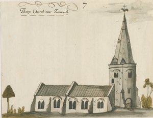 Thorpe Constantine Church: akvarelmaleri, ndc 1784]