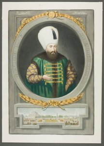 Achmet Kahn I, fra Portraits of the Emperors of Tyrkiet af John Young