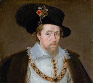 James VI and I, 1566 - 1625. King of Scotland 1567 - 1625. King of England and Ireland 1603 - 1625 af John de Critz