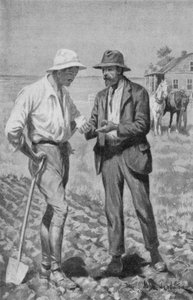 Dr. Charles Saunders holder den første Marquis Wheat i hånden