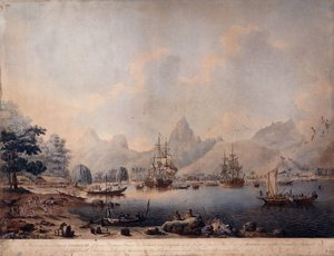 Udsigt over Moorea, 1787