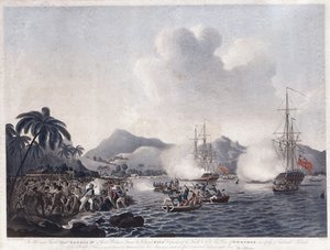 En udsigt over Owhyhee på Sandwich Island i det sydlige hav