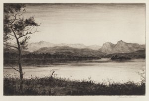 Langdale Pikes, Windermere af Johnstone Baird