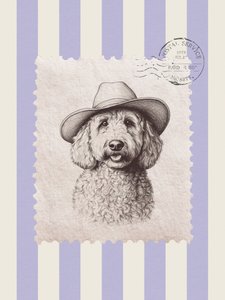 Cowboy-doodle-stempel