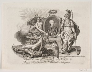 Christian VII som kronprins af Jonas Haas