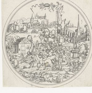 Silenus Bunden af ​​skåle: Landskaber med bibelske og mytologiske skildringer (serietitel) af Jonas Silber