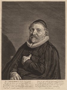 Adriaen Tegularius af Jonas Suyderhoff after Frans Hals