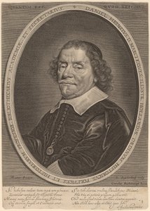 Daniel Heinsius af Jonas Suyderhoff after Jacob Fransz van der Merck
