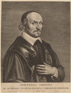 Johannes Cocceius af Jonas Suyderhoff after Jan de Vos