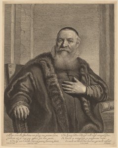Eleazer Swalmius af Jonas Suyderhoff after Rembrandt van Rijn