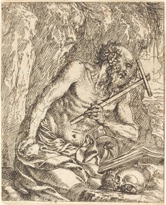 Sankt Jerome Penitent af Jonas Umbach