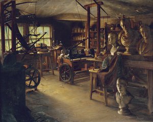 James Watts værksted, 1889 af Jonathan Pratt
