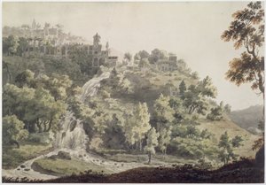 Tivoli: Udsigt over Maecenas villa,