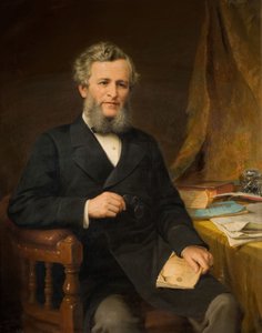 Portræt af The Rt. Hon. Jesse Collings 1831-1920, 1881.