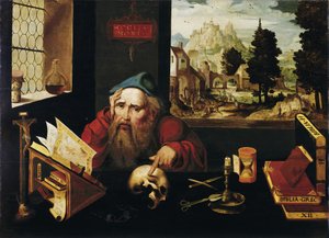 Sankt Hieronymus i sin celle, 1520