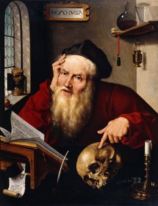Sankt Hieronymus i sit studie,