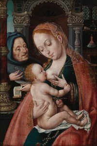 Den hellige familie af Joos van Cleve