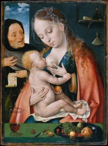 Den hellige familie, ca. 1512–13 af Joos van Cleve