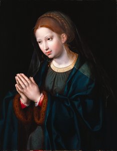 Jomfruen i bøn af Joos van Cleve