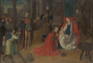 Magiernes tilbedelse, ca. 1465. af Joos van Wassenhove