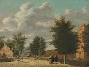 Udsigt over landsbyen Eemnes, 1778.