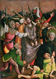 Kristus arresteret i Getsemane Have (panel) af Jorg I Breu