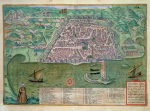 Kort over Algier, fra 